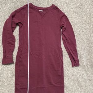 Pact sweatshirt dress with pockets